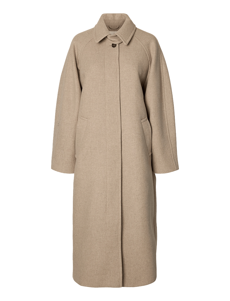 Selected - SLWRAEY MANTECO COAT - winter jackets - island fossil - 1