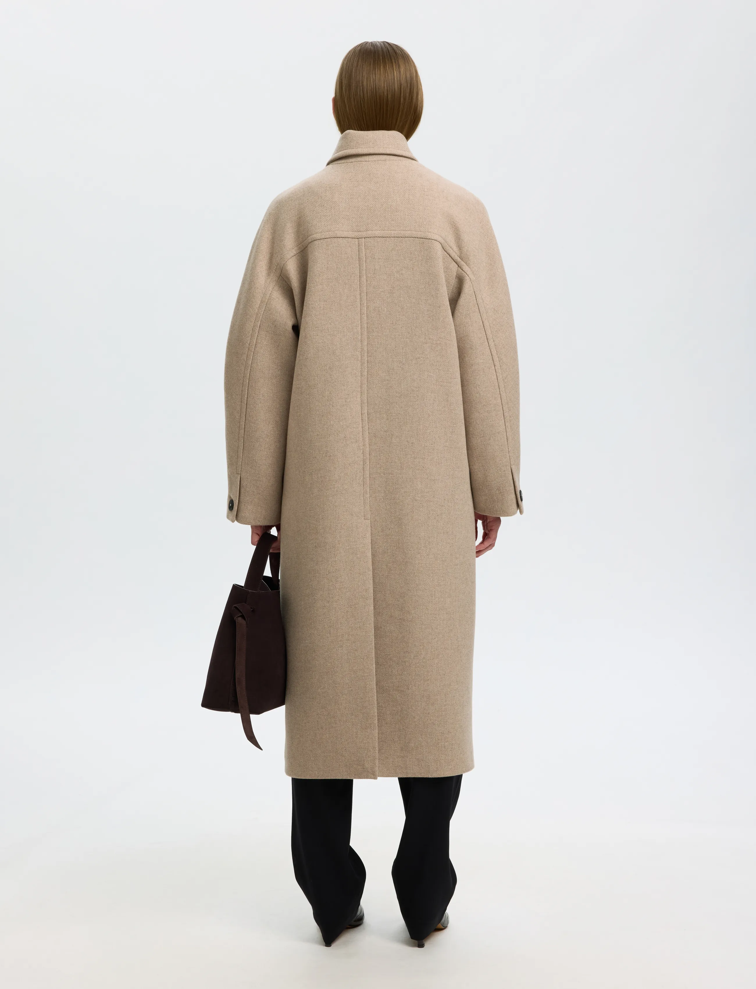 Selected - SLWRAEY MANTECO COAT - winter jackets - island fossil - 2