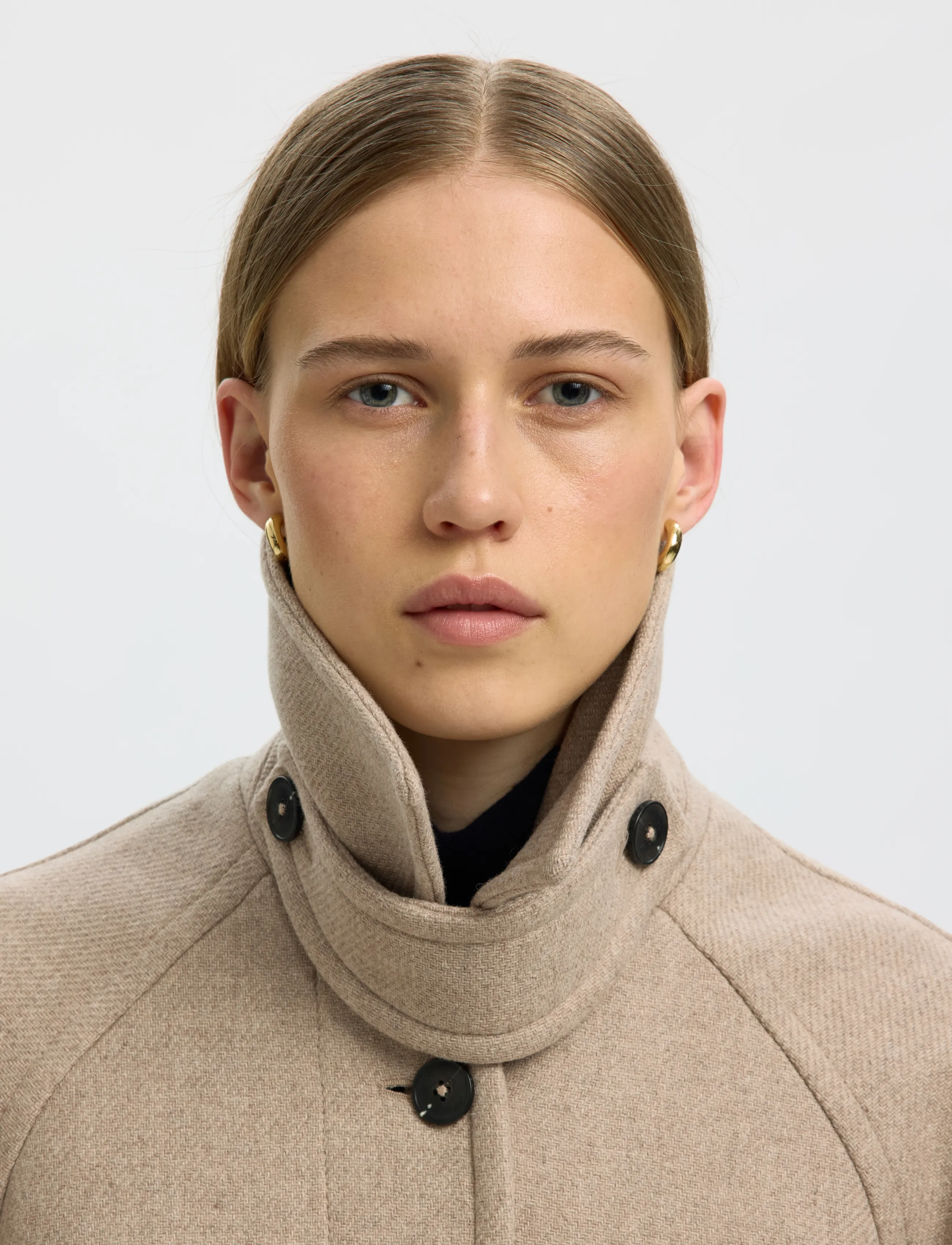 Selected - SLWRAEY MANTECO COAT - winter jackets - island fossil - 4