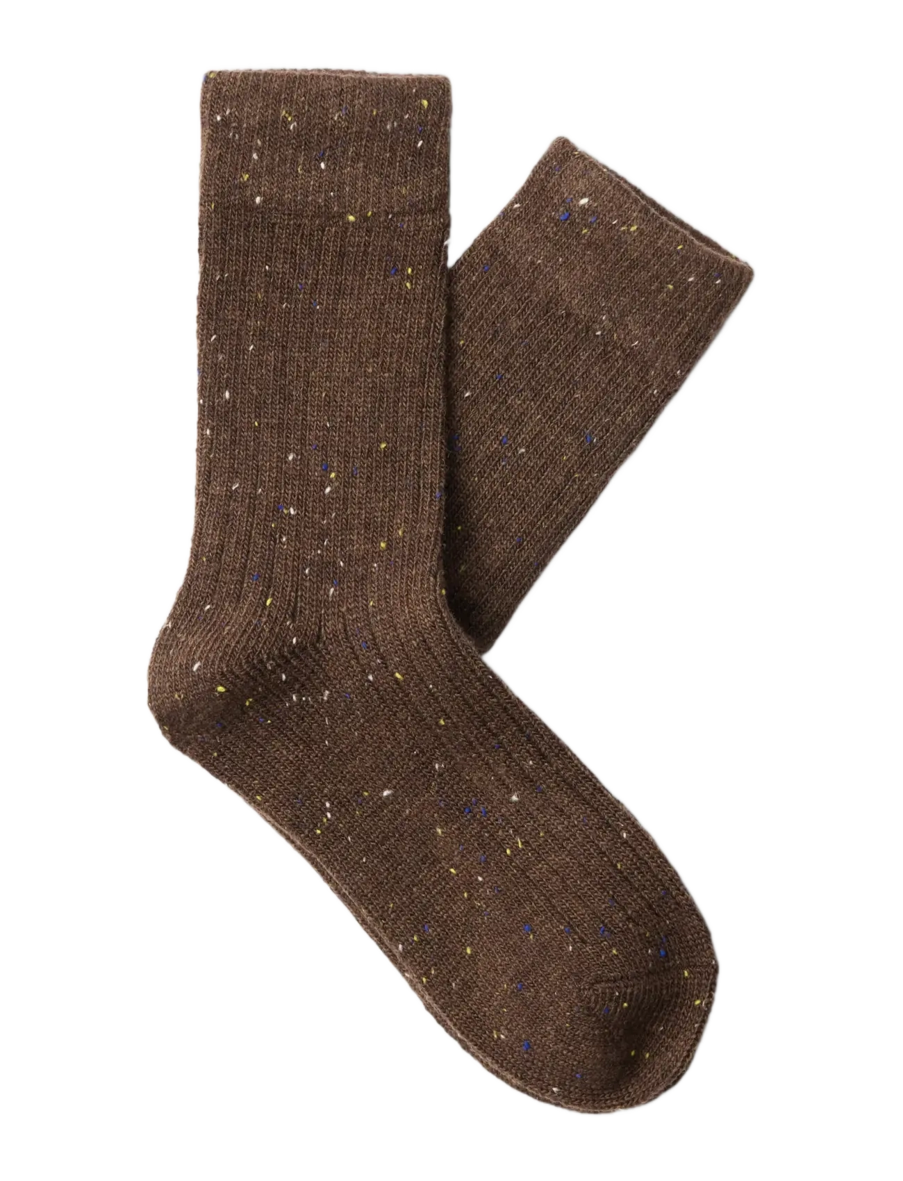 Selected SLWNASHA WOOL BLEND SOCK - Regular socks - DELICIOSO / brown