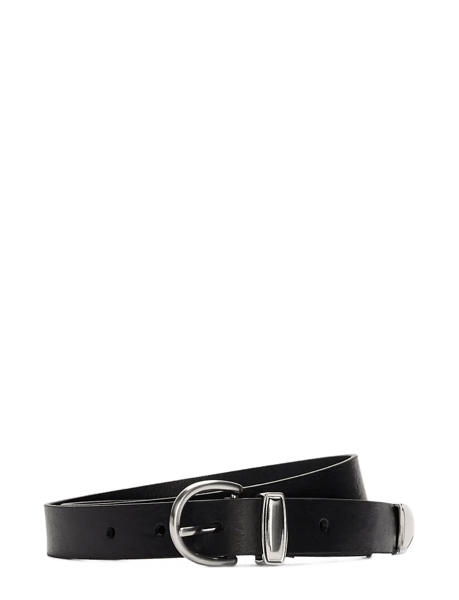 Selected - SLWLIV WESTERN BELT - ledergürtel - black - 0