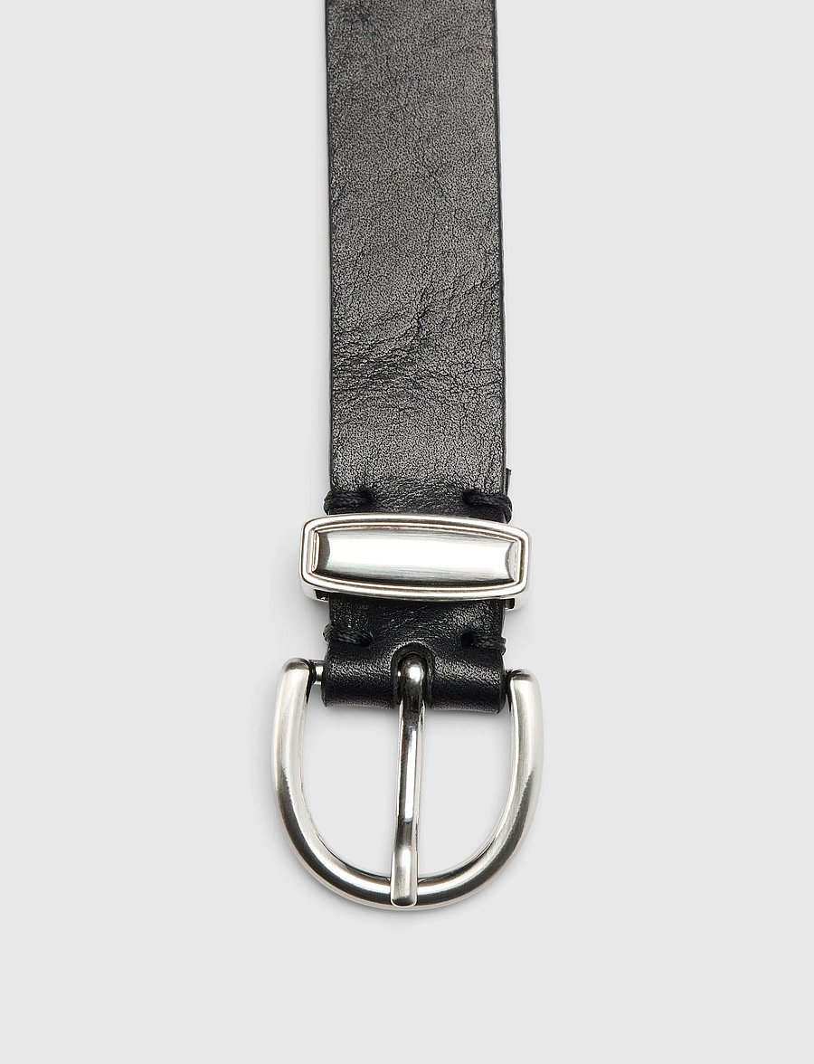 Selected - SLWLIV WESTERN BELT - ledergürtel - black - 1