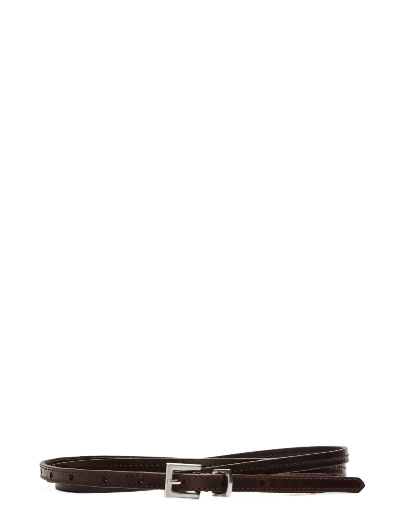 Selected SLWELLA LONG THIN BELT - Inspiration - DELICIOSO / brown