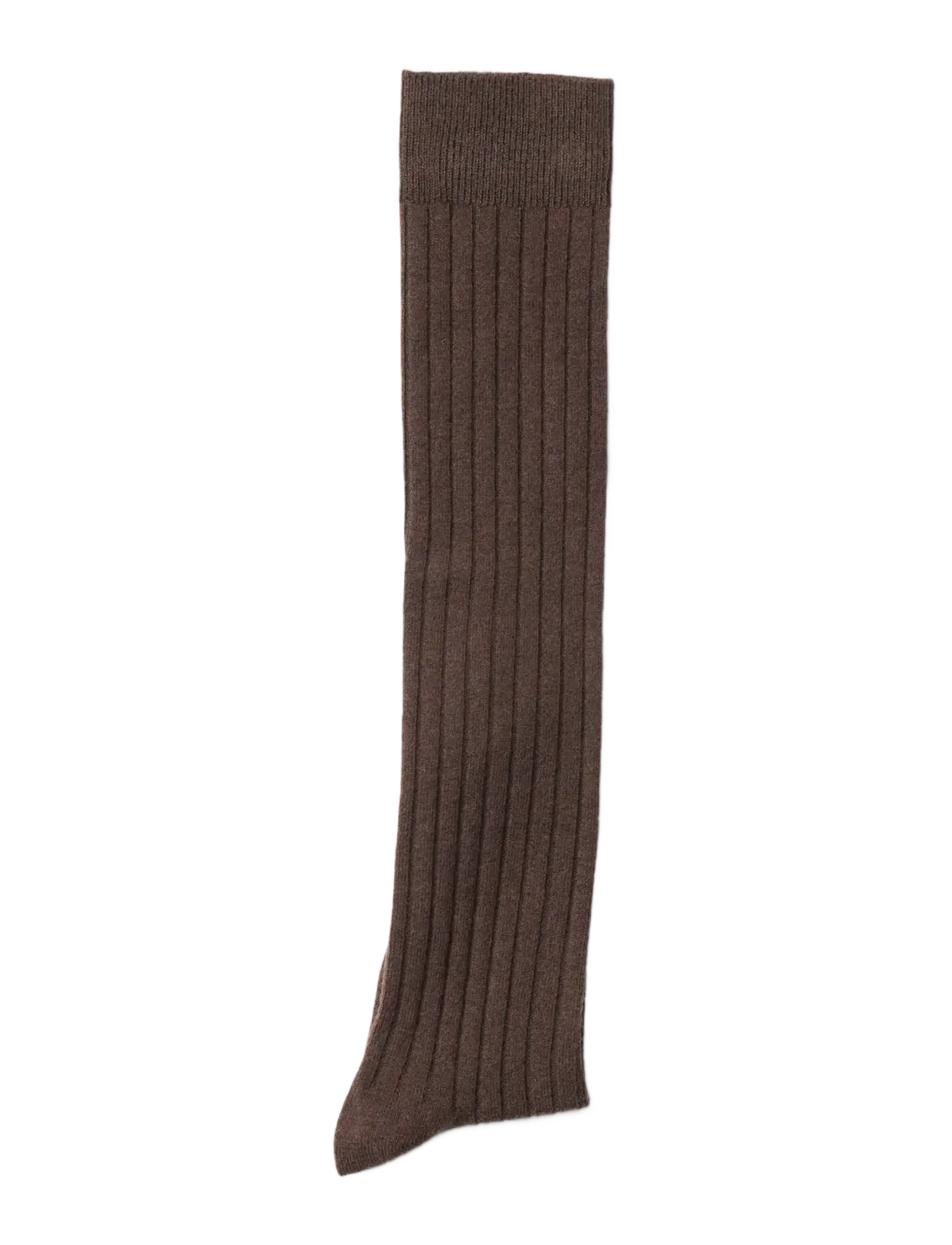 Selected - SLWCHLOE LONG WOOL BLEND RIB SOCK - kniestrümpfe - delicioso - 1