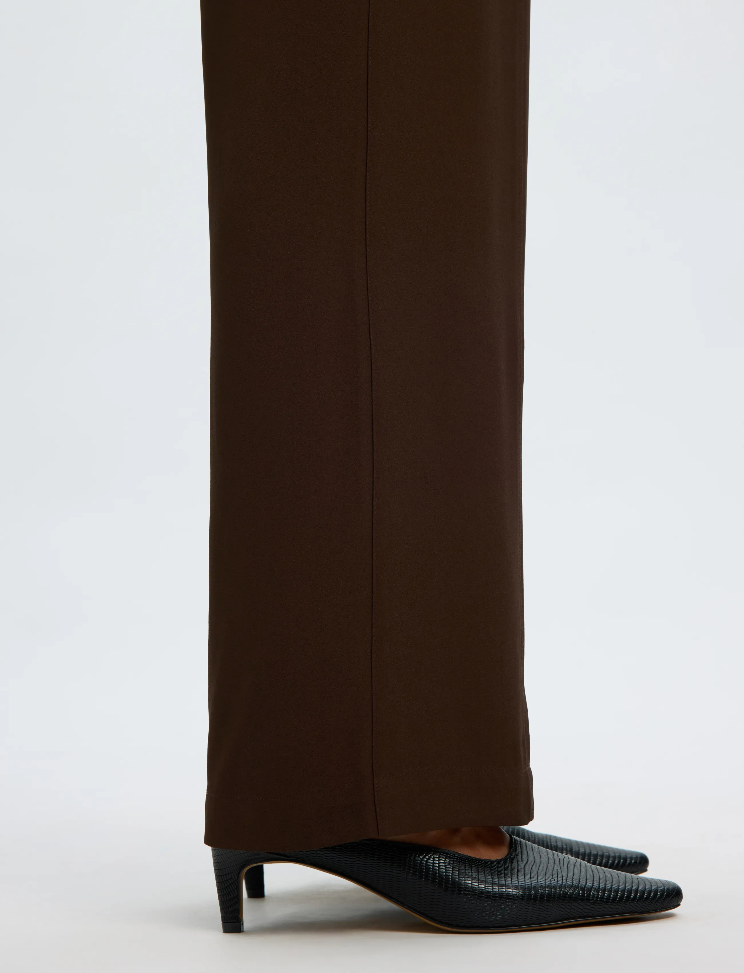 Selected - SLWSOLER MW LONG PANT - hose mit geradem bein - delicioso - 4