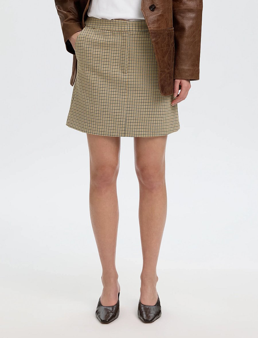 Selected - SLWELARA MW MINI SKIRT - monks robe - 0