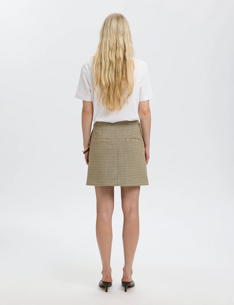 Selected - SLWELARA MW MINI SKIRT - monks robe - 2