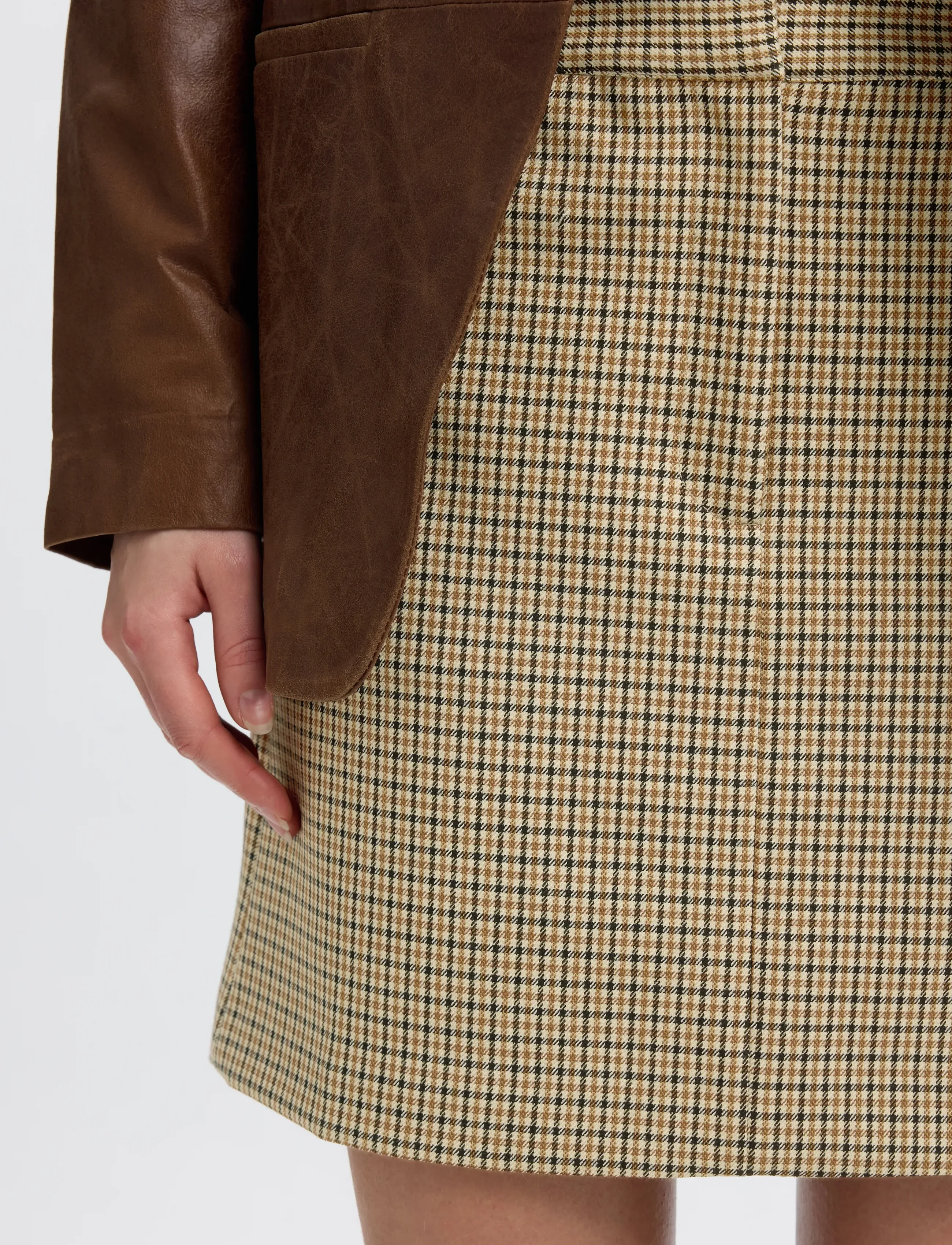 Selected - SLWELARA MW MINI SKIRT - monks robe - 4