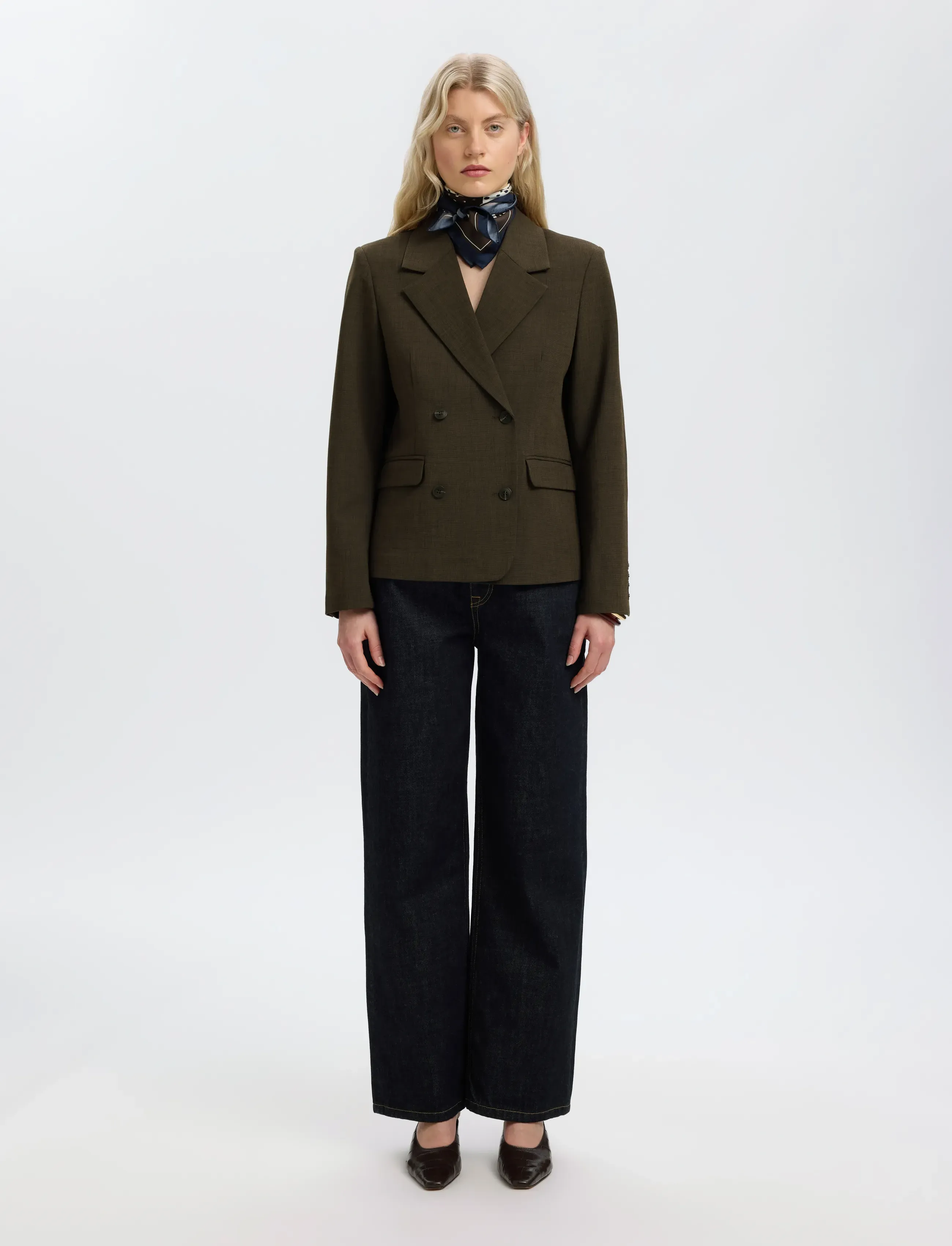 Selected - SLWRELAXED SIGNE DB BLAZER - delicioso - 3