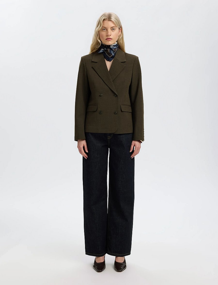 Selected - SLWRELAXED SIGNE DB BLAZER - delicioso - 3