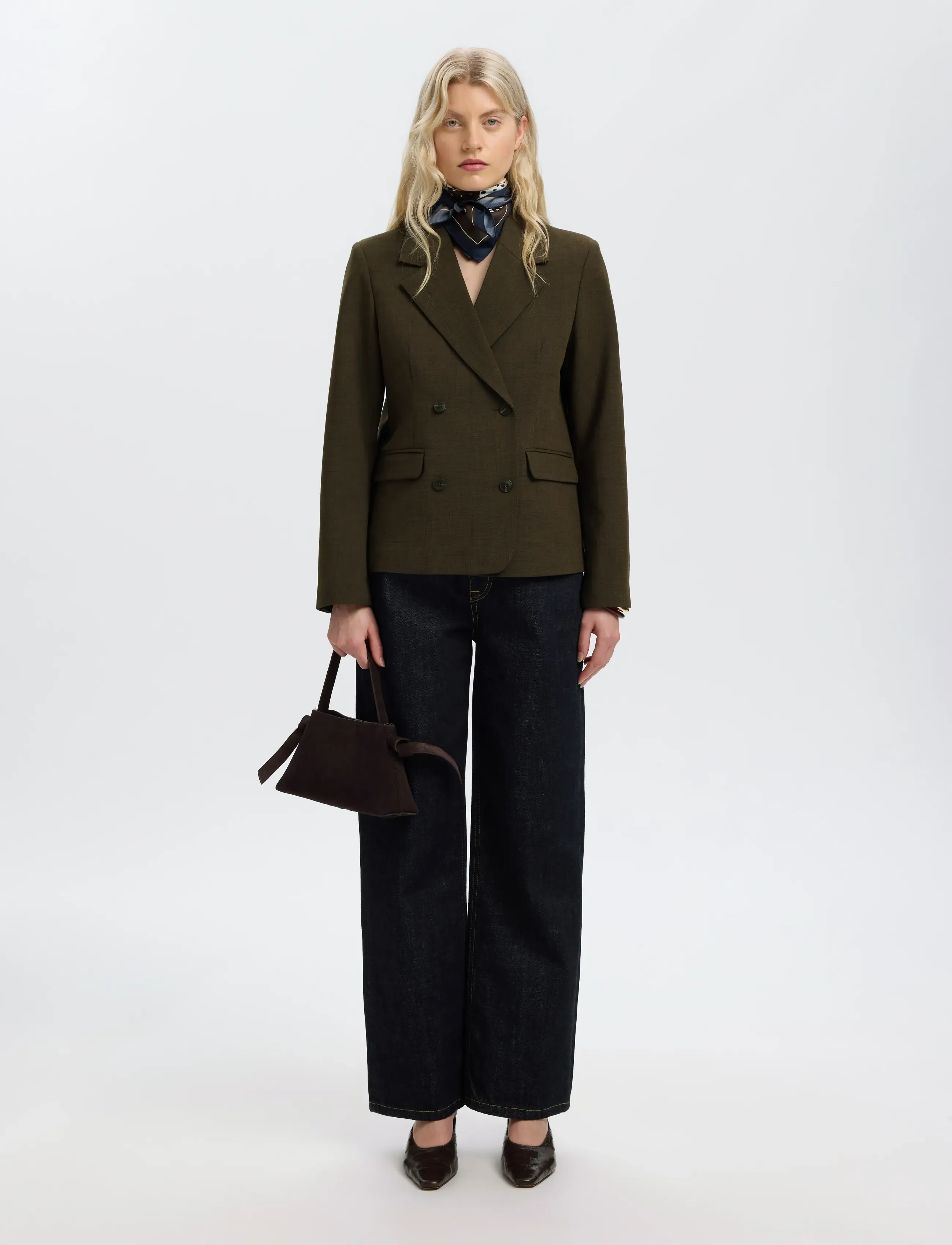 Selected - SLWRELAXED SIGNE DB BLAZER - delicioso - 5