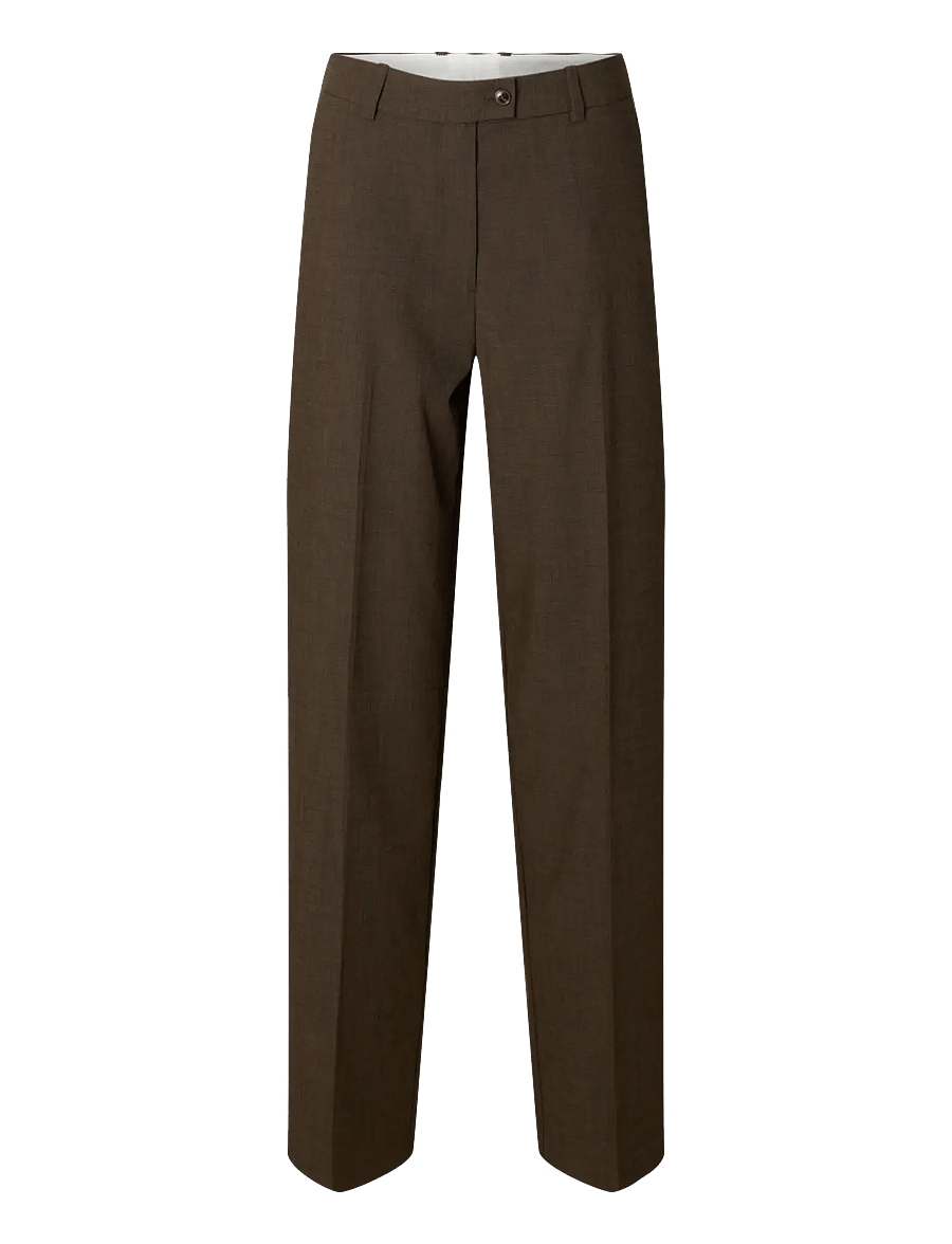 Selected - SLWRELAXED SIGNE MW PANT - hose mit geradem bein - delicioso - 1