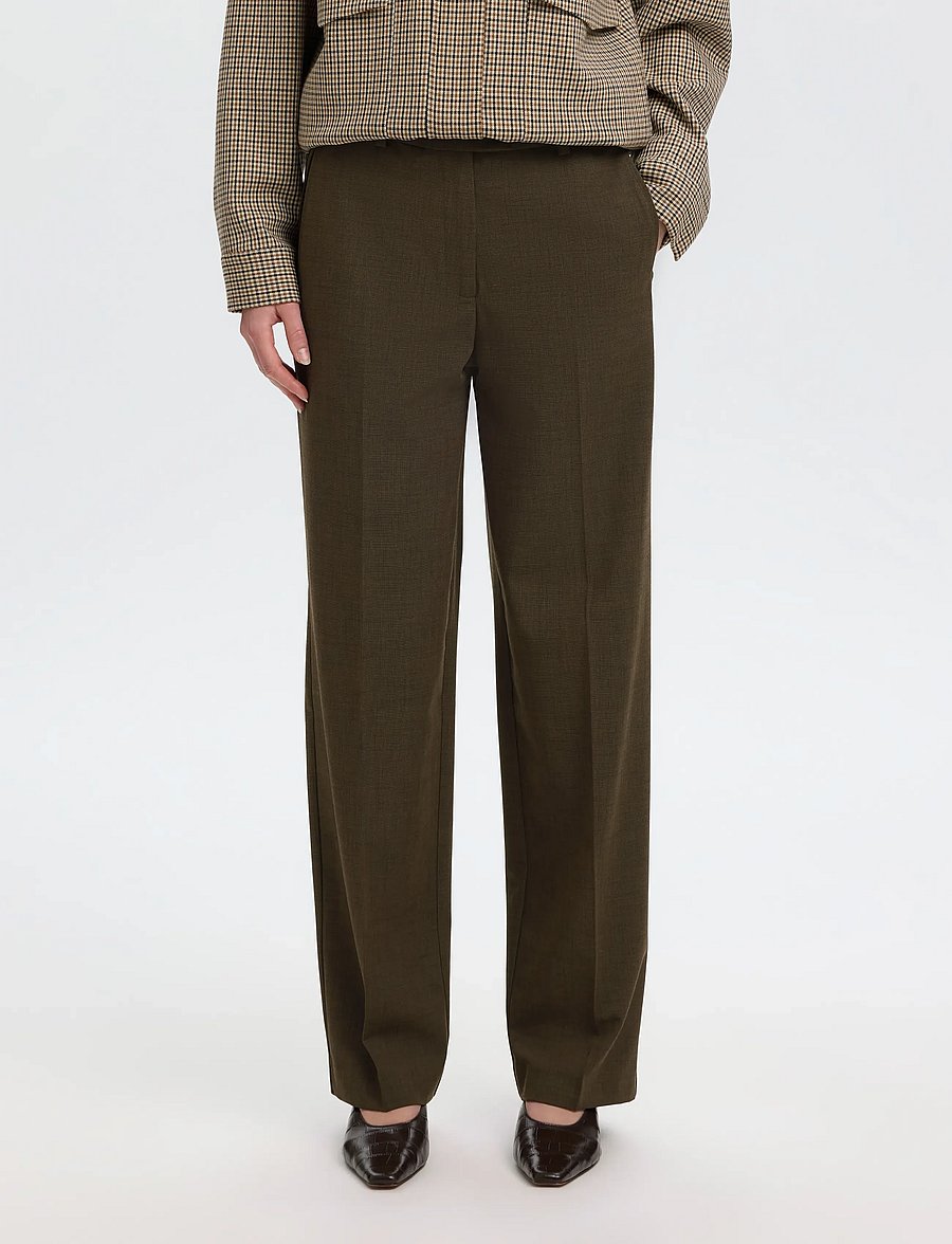 Selected - SLWRELAXED SIGNE MW PANT - hose mit geradem bein - delicioso - 0