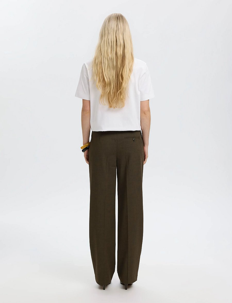 Selected - SLWRELAXED SIGNE MW PANT - hose mit geradem bein - delicioso - 2