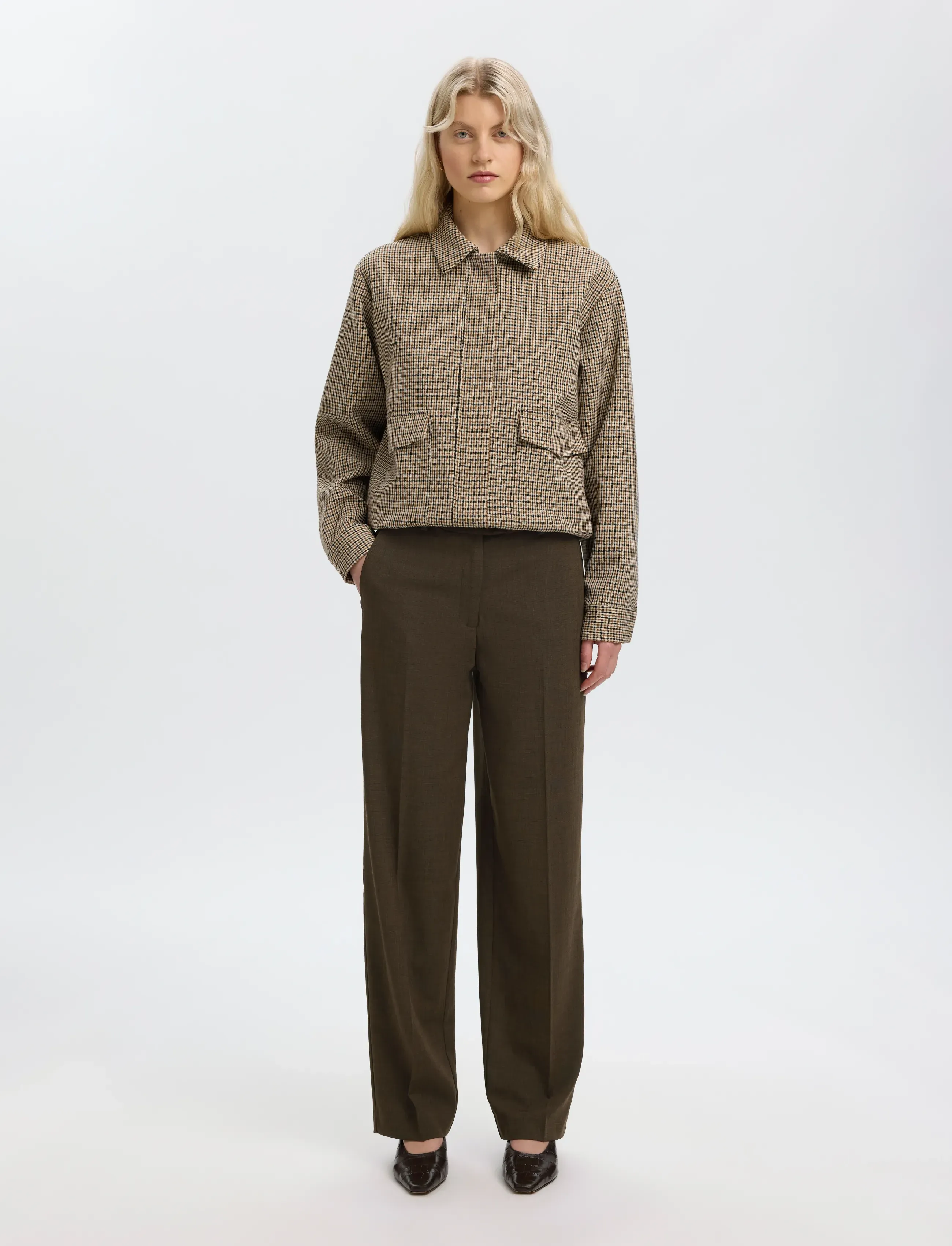 Selected - SLWRELAXED SIGNE MW PANT - delicioso - 3
