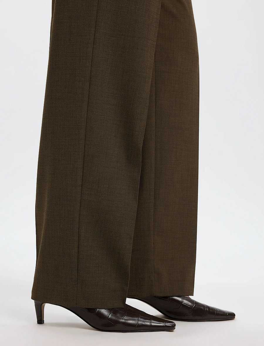 Selected - SLWRELAXED SIGNE MW PANT - hose mit geradem bein - delicioso - 4