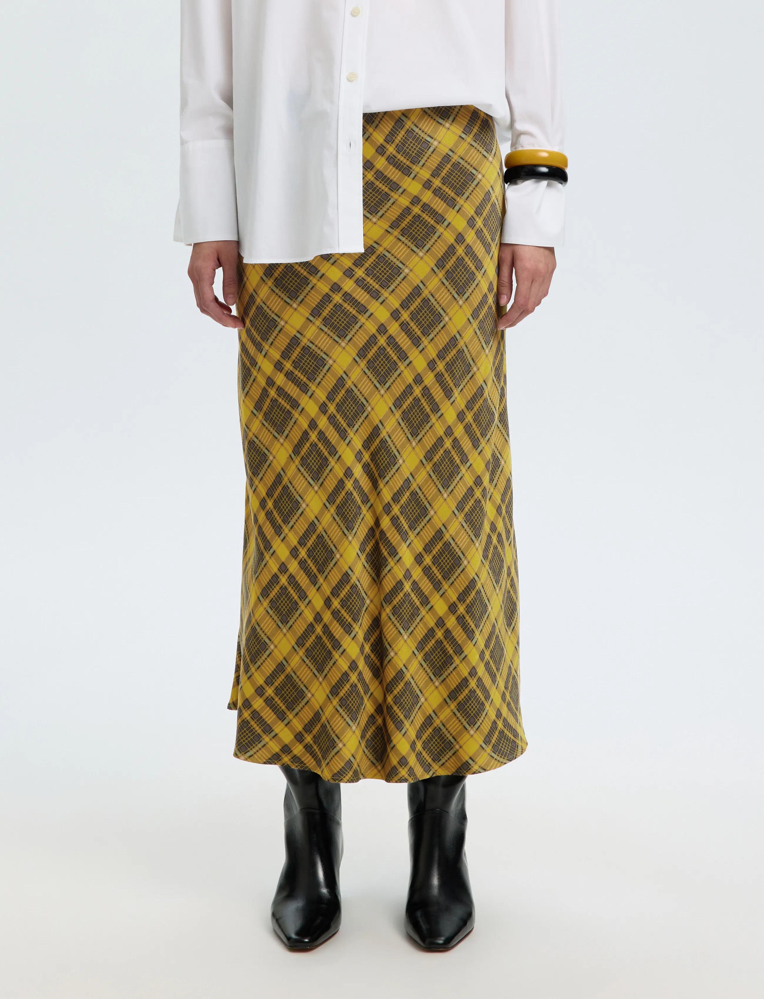 Slwida Mw Midi Skirt