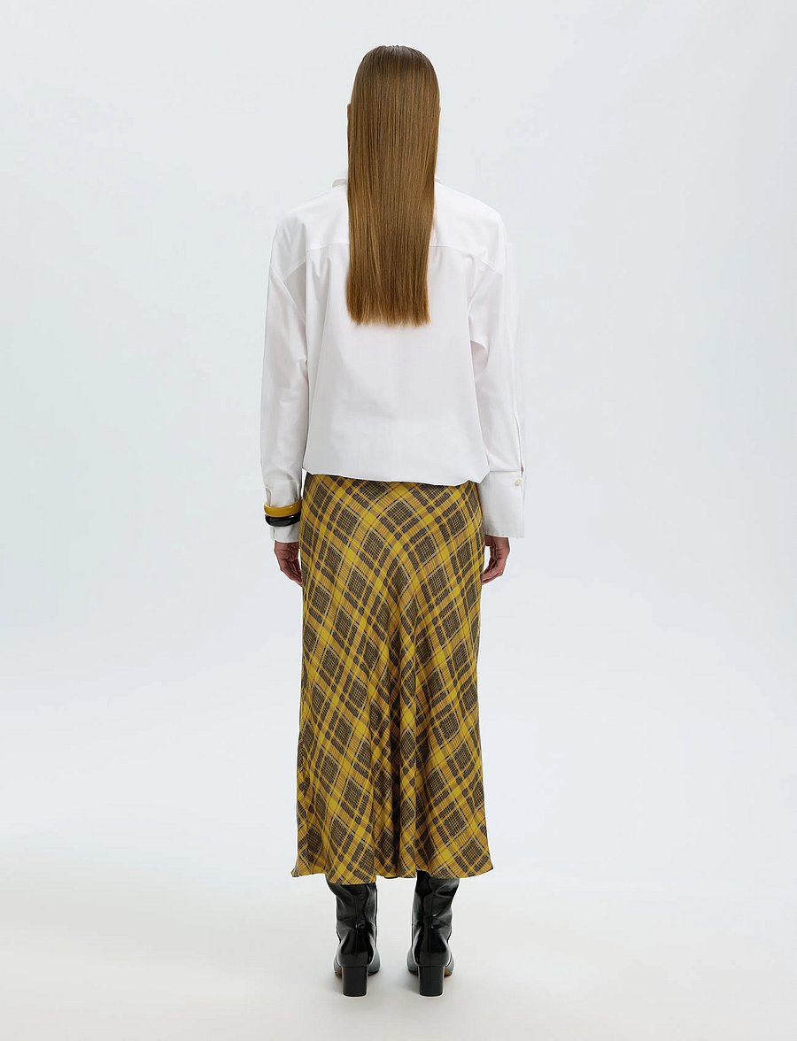 Selected - SLWIDA MW MIDI SKIRT - midi skirts - fir green - 2