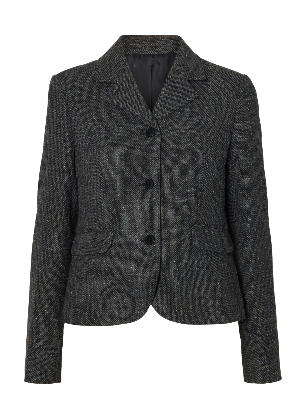 Selected SLWFITTED CLEA SHORT BLAZER - Vardagsstil - BLACK / black