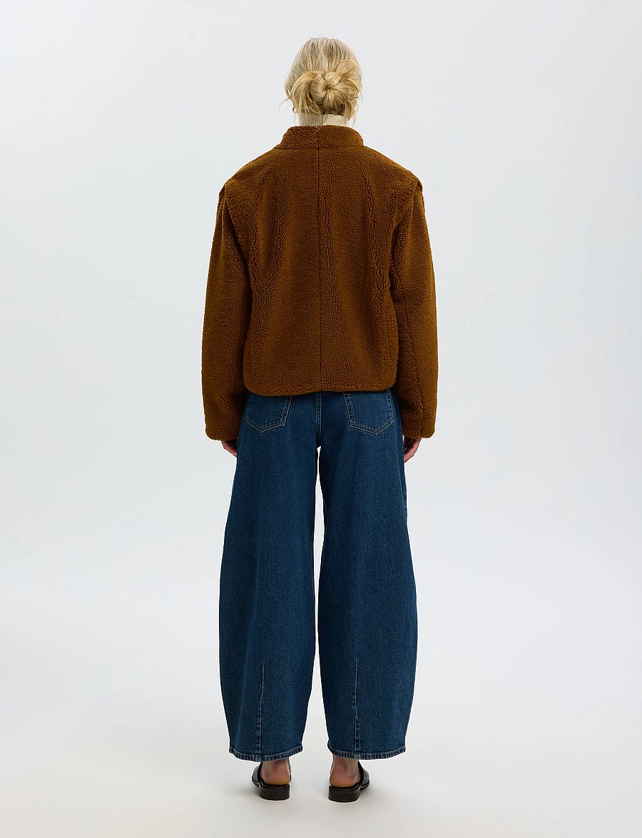 Selected - SLWISABEL TEDDY JACKET - faux fur - monks robe - 2