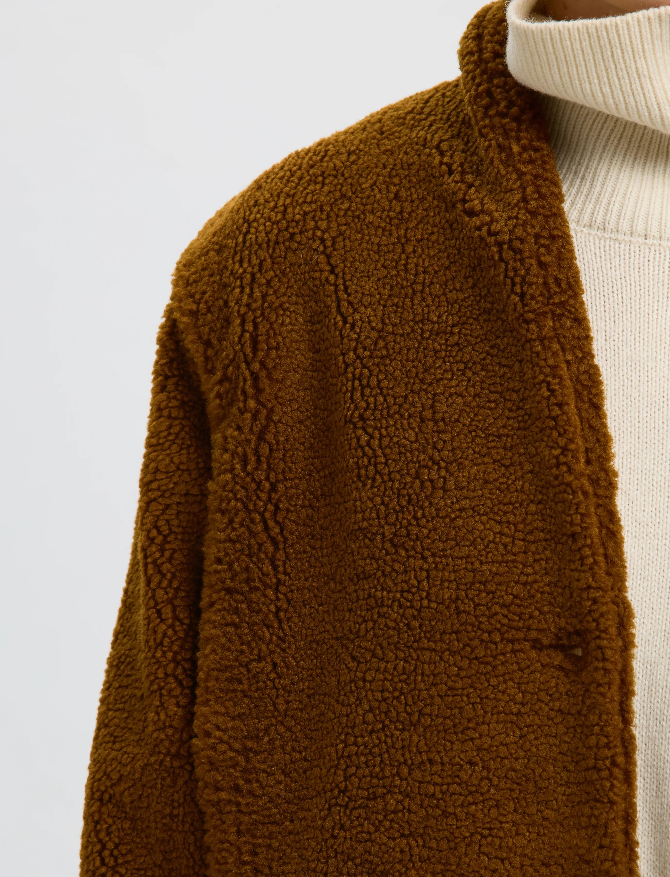 Selected - SLWISABEL TEDDY JACKET - faux fur - monks robe - 4
