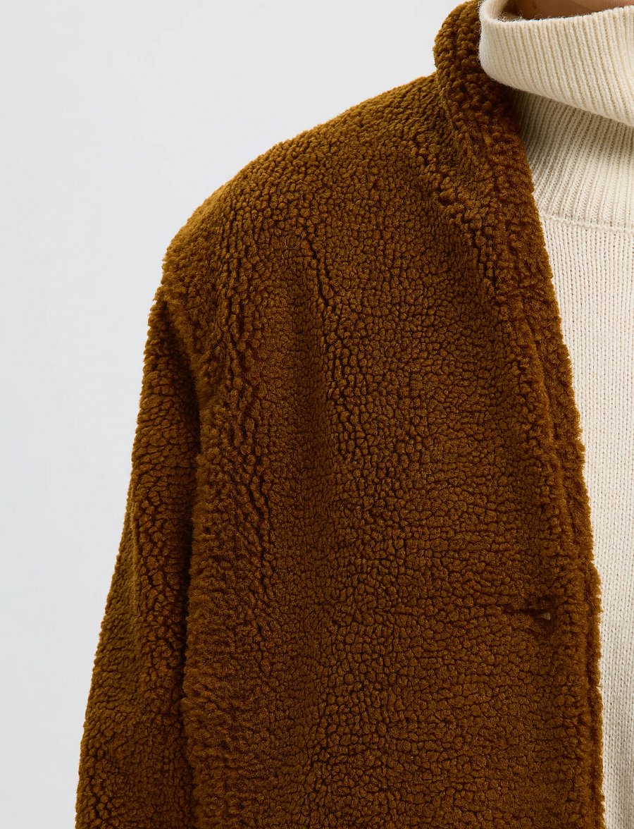 Selected - SLWISABEL TEDDY JACKET - faux fur - monks robe - 4