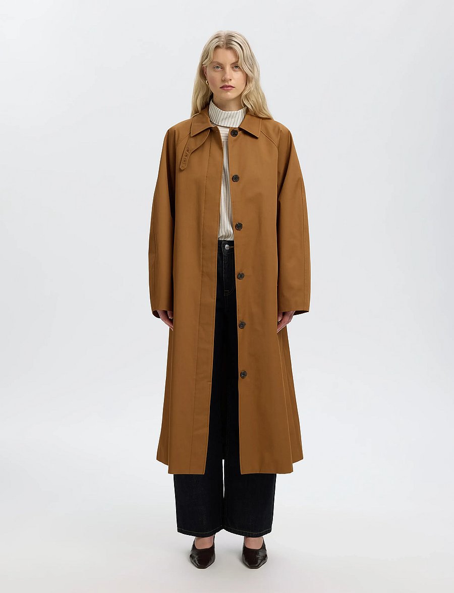Selected - SLWRAYNE COAT - toffee - 0
