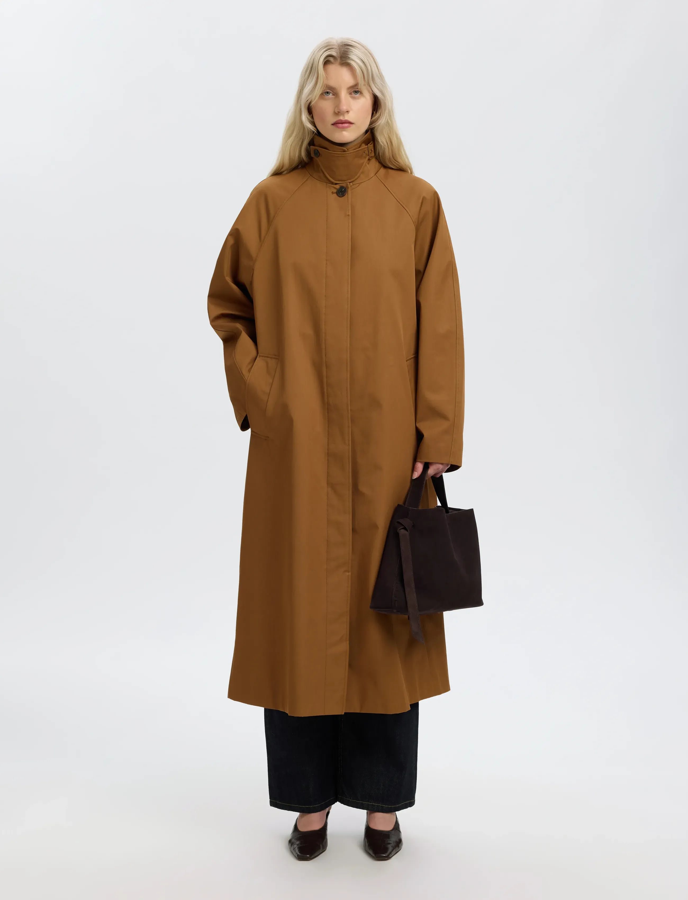 Selected - SLWRAYNE COAT - toffee - 5