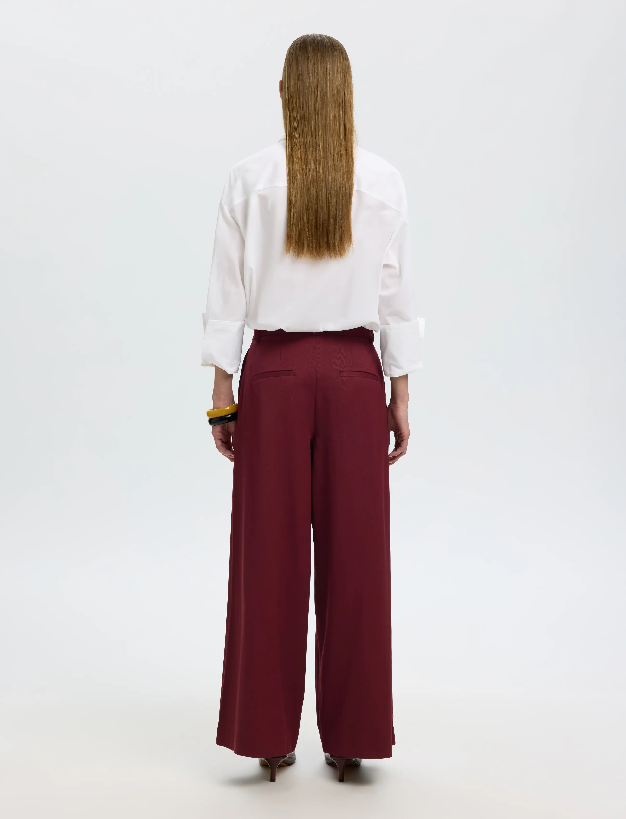 SELECTED Slwextra Wide Hw Thilde Pant kostymbyxor dam – bild 2