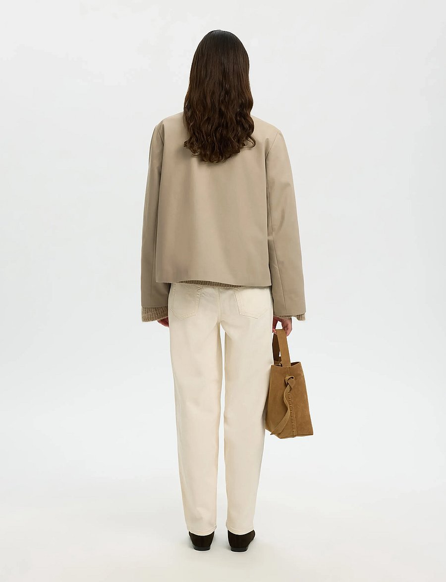 Selected - SLFDALIA JACKET - vårjackor - greige - 3