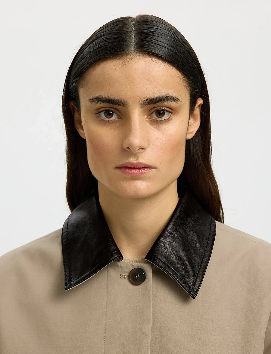 Selected - SLFDALIA JACKET - frühlingsjacken - greige - 5