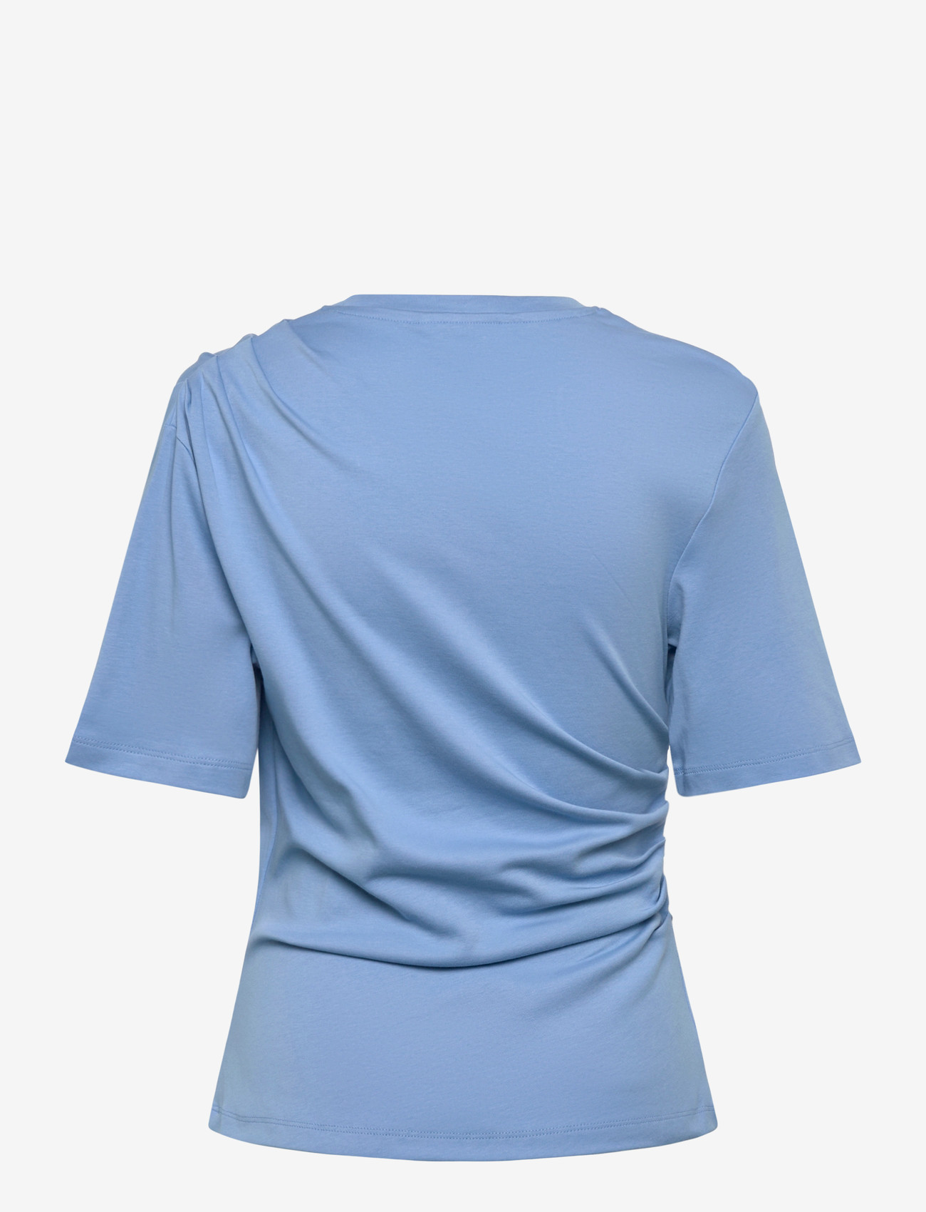 Selected - SLWOLINE LIGHT TWIST TEE - t-shirty - blissful blue - 1