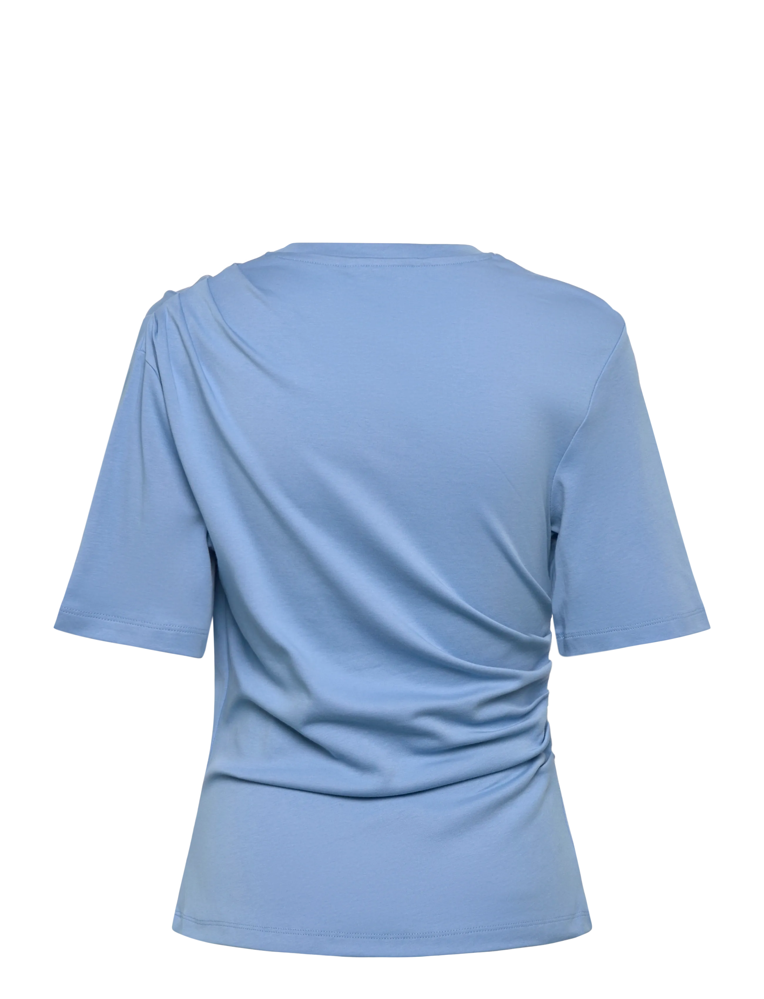 Selected - SLWOLINE LIGHT TWIST TEE - t-shirts - blissful blue - 1