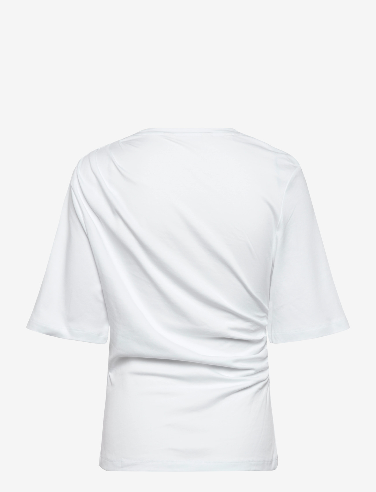 Selected - SLWOLINE LIGHT TWIST TEE - t-shirts - bright white - 1