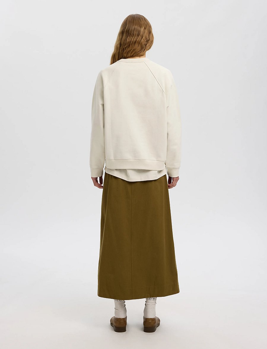 Selected - SLWDOMESTIC ASELA LS SWEATSHIRT - everyday style - silver birch - 2