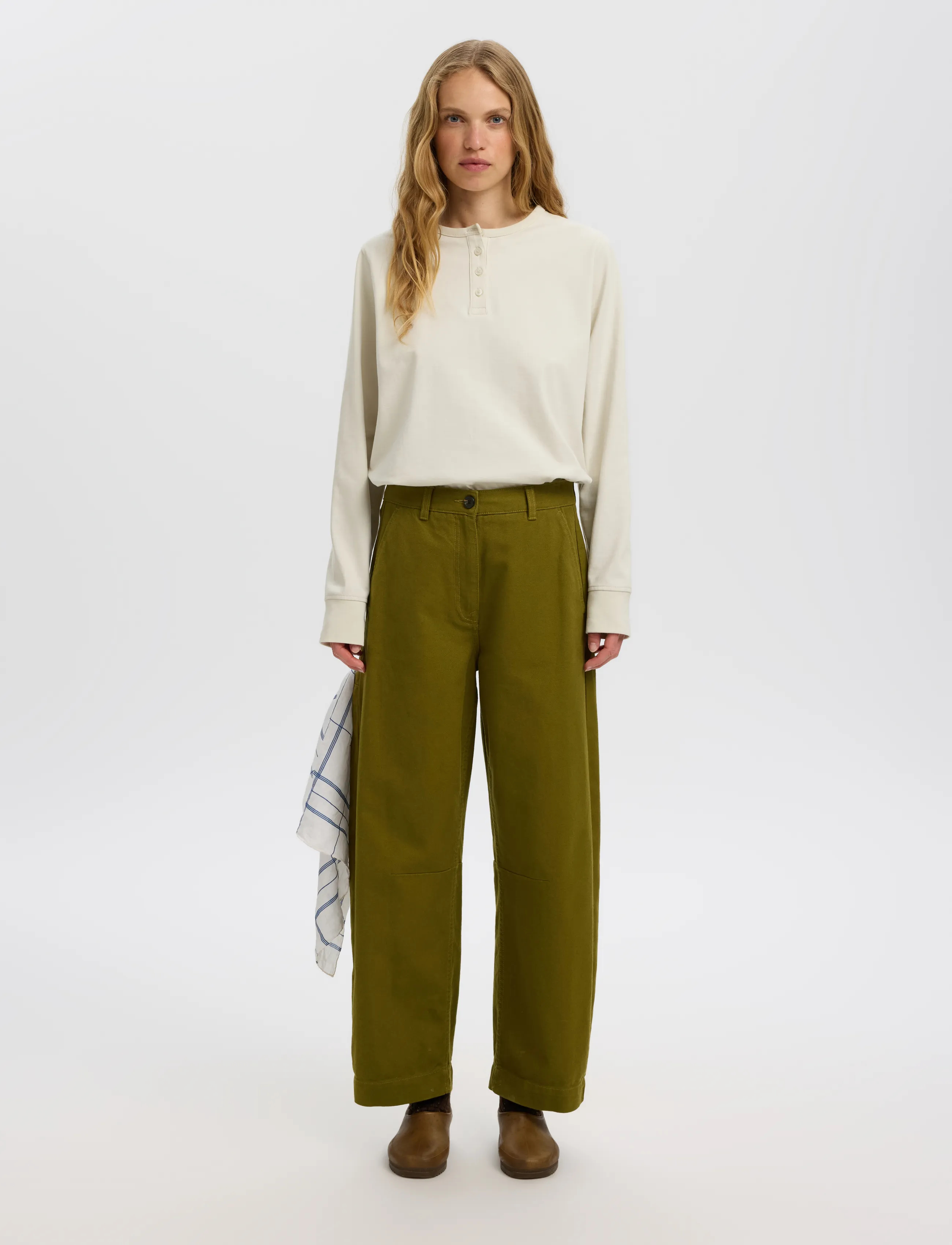 SELECTED Slwbarrel Nicka Domestic Mw Pant chinos dam – bild 3