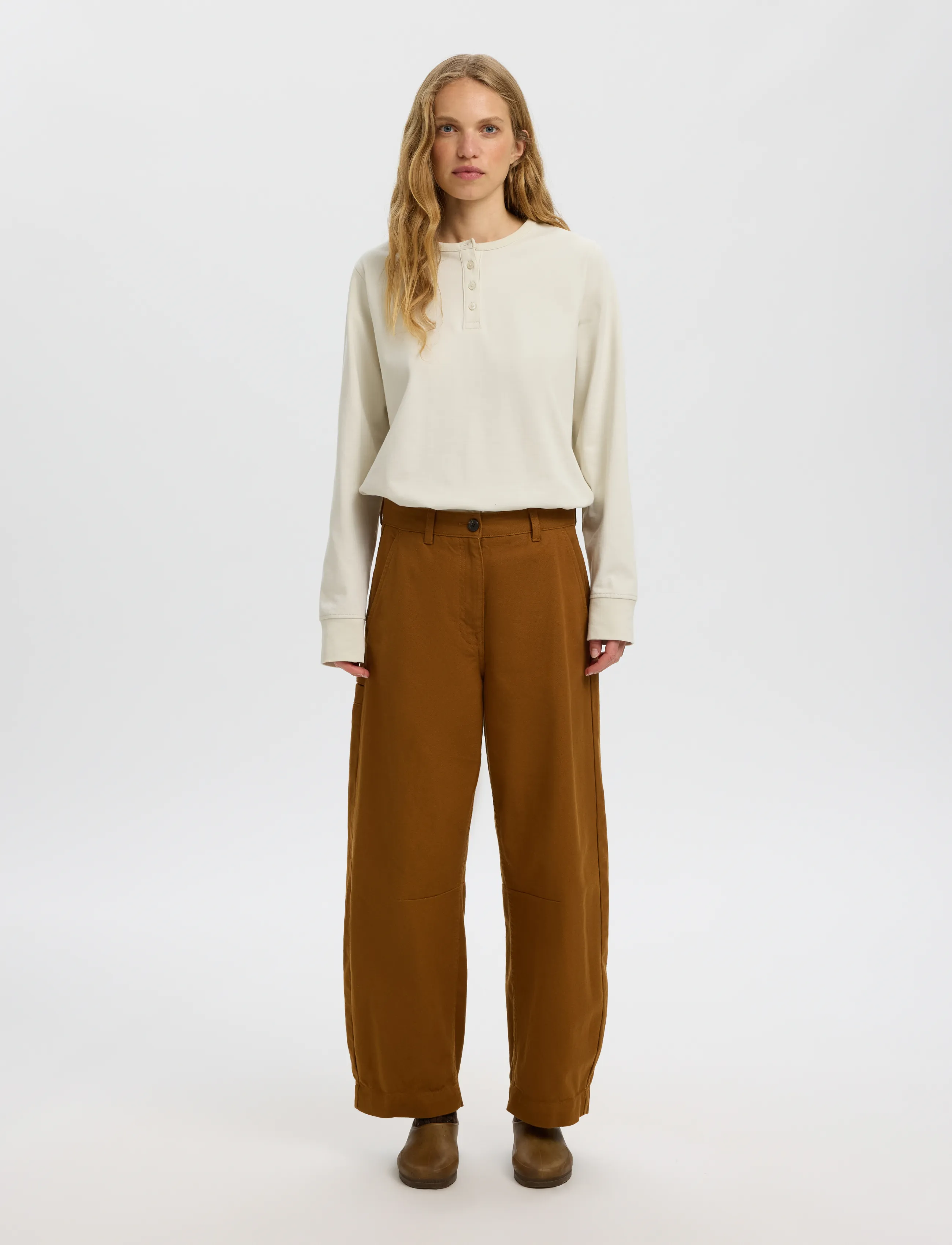 SELECTED Slwbarrel Nicka Domestic Mw Pant chinos dam – bild 3