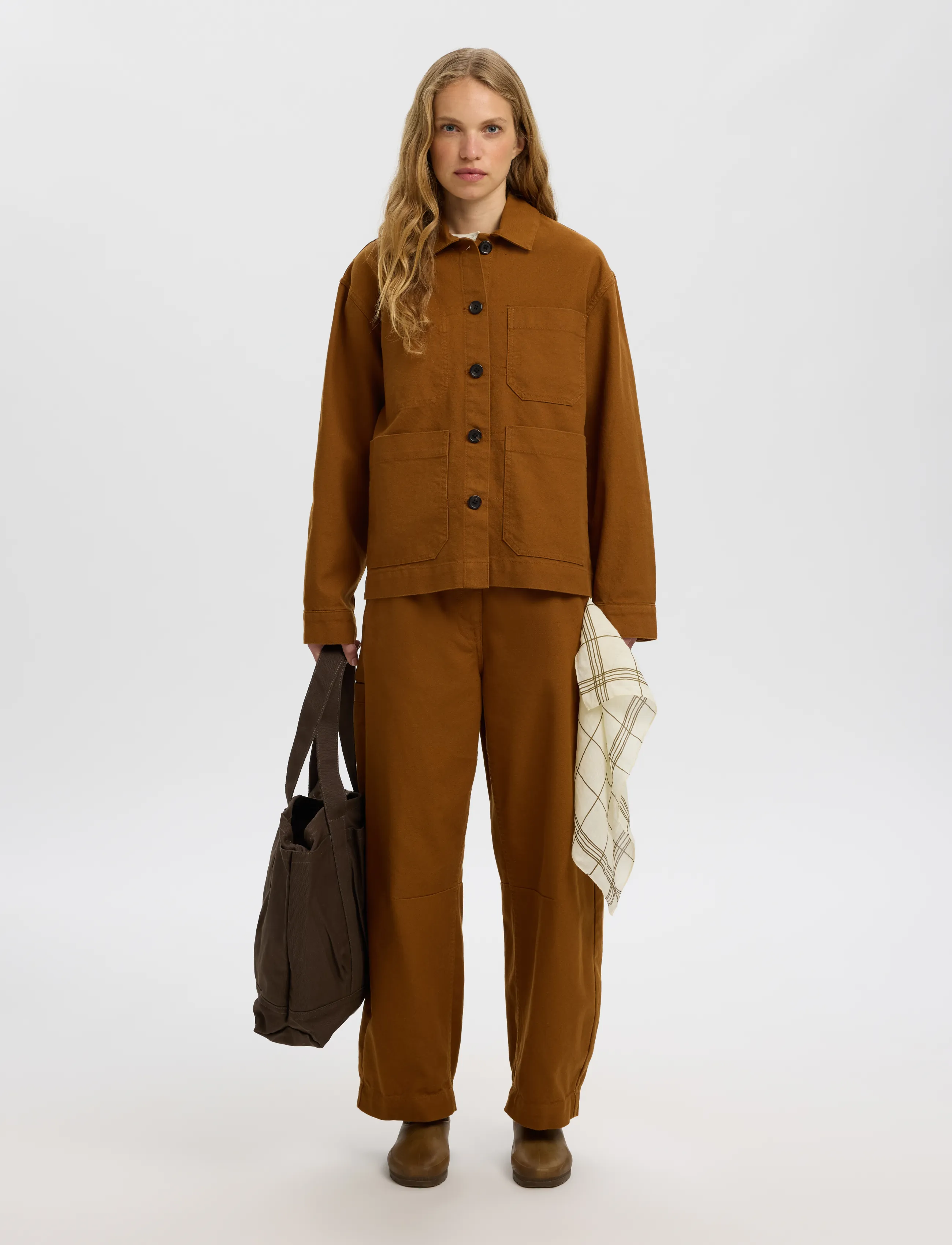 SELECTED Slwrelaxed Nicka Domestic Jacket vinterjackor dam – bild 5