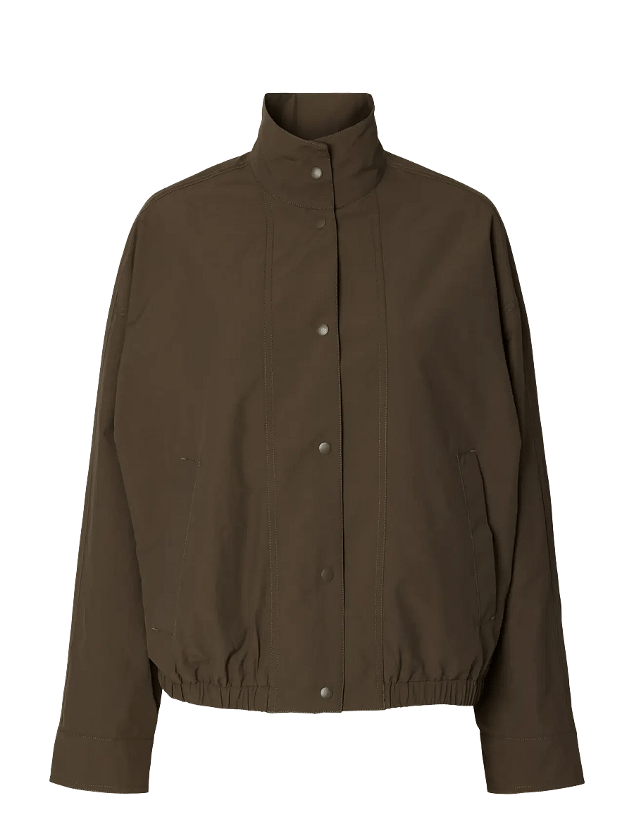 Selected - SLWPERNILLE JACKET - turkish coffee - 1