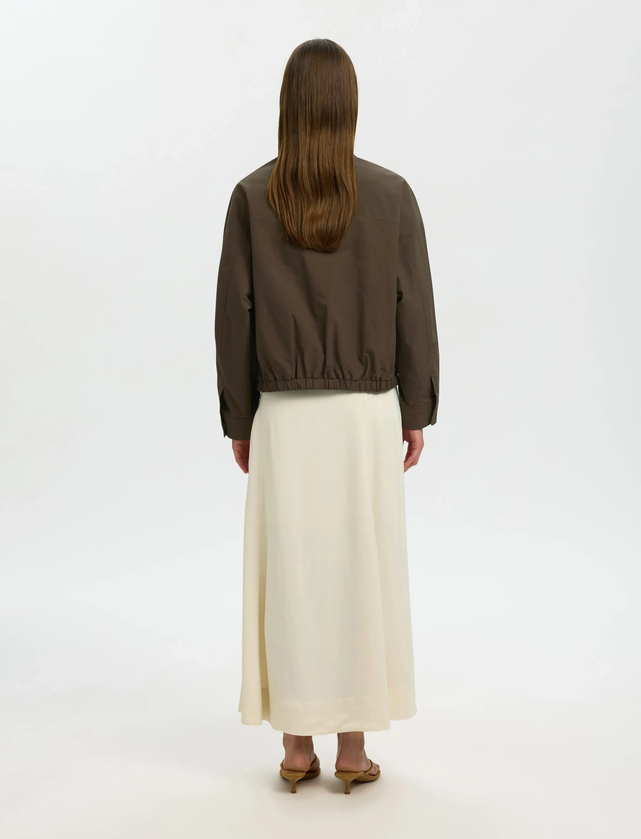 Selected - SLWPERNILLE JACKET - turkish coffee - 2