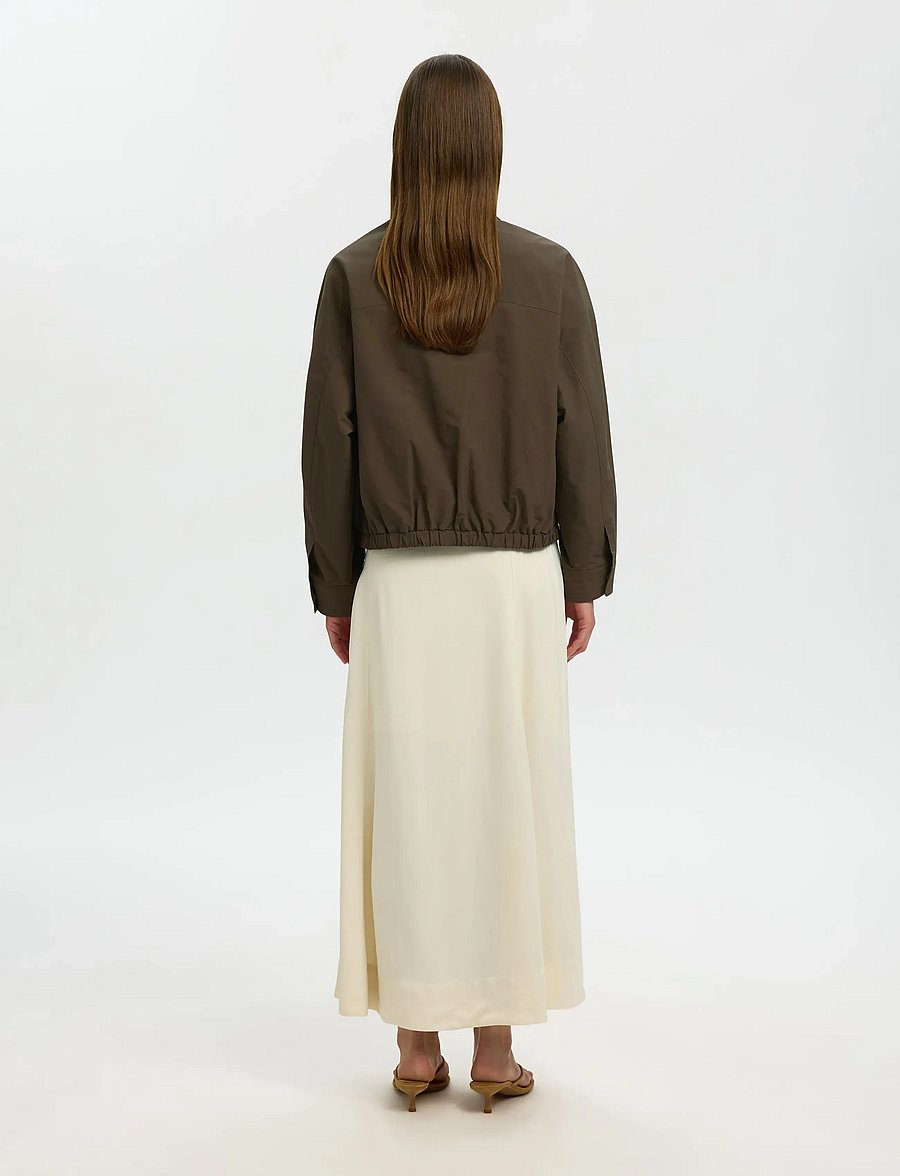 Selected - SLWPERNILLE JACKET - turkish coffee - 2