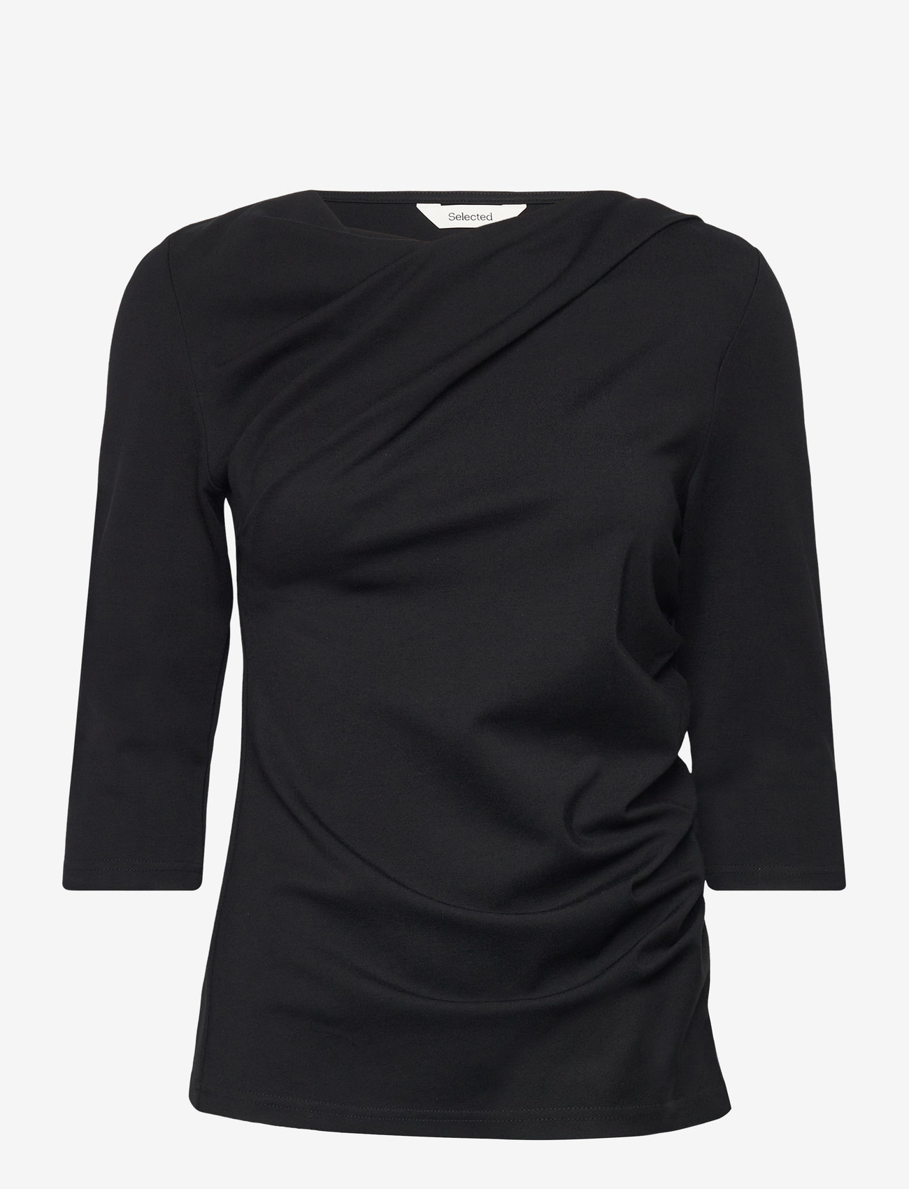 Selected - SLFIRA-CAROLINA 3/4 TOP - långärmade toppar - black - 0