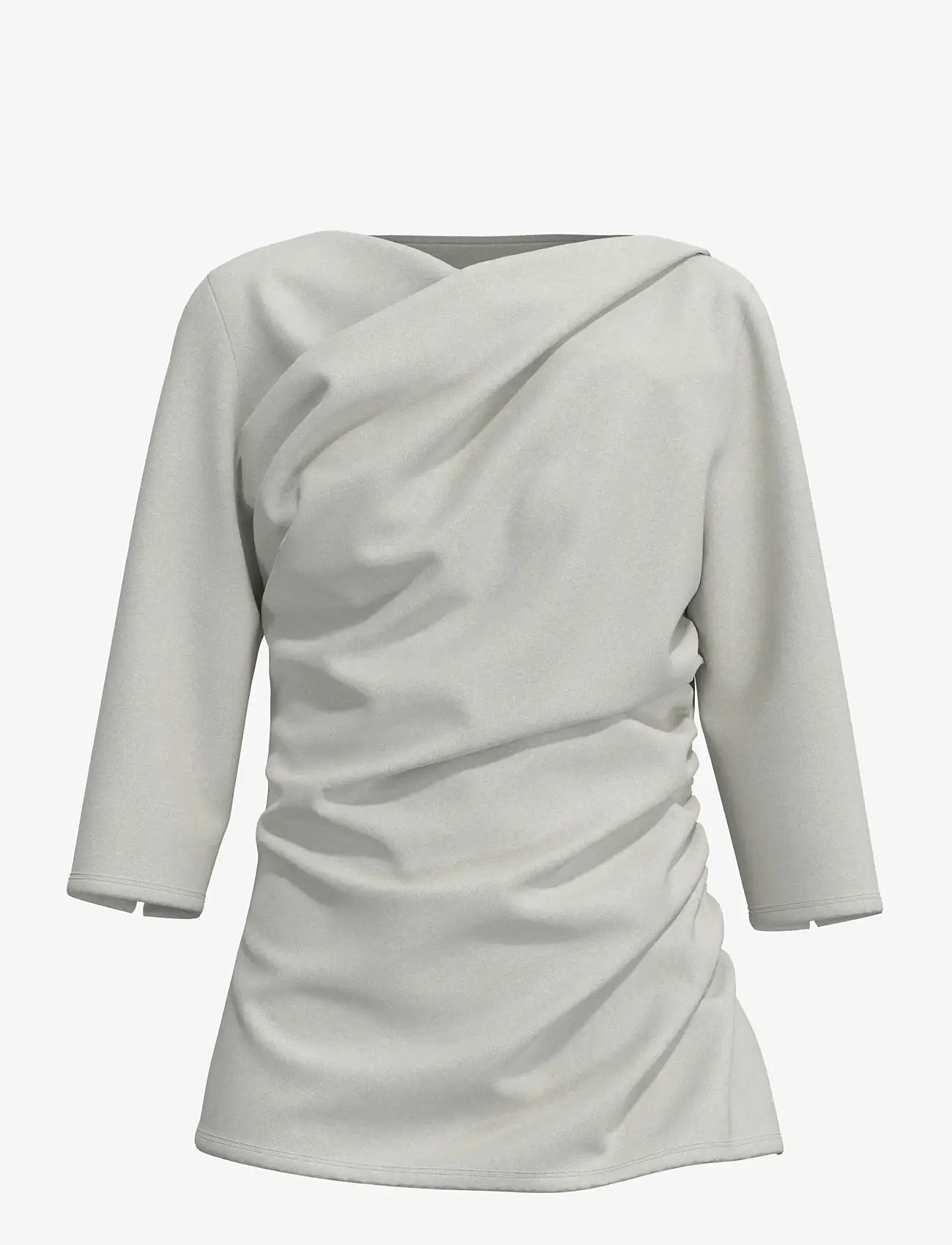 Selected - SLFIRA-CAROLINA 3/4 TOP - långärmade toppar - snow white - 0