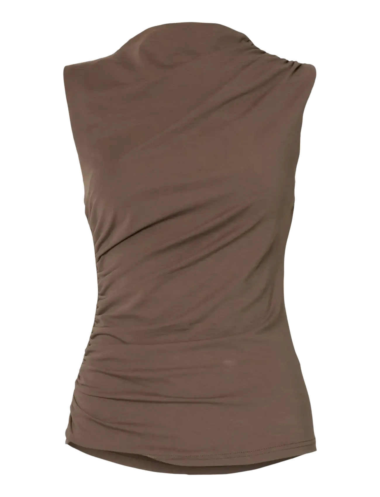 Selected SLFMOA SL TOP - Rollkragenpullover - CHOCOLATE CHIP / brown