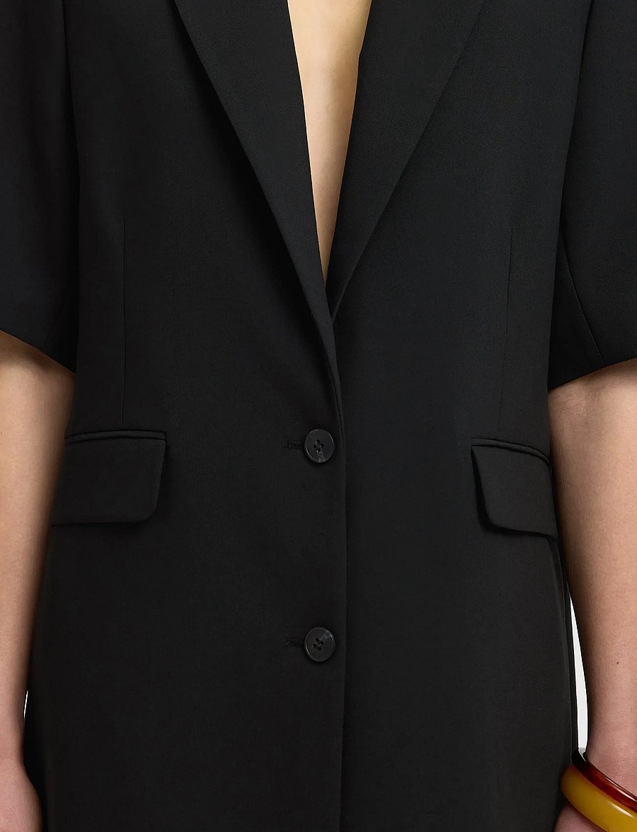 Selected - SLWRITA SS RELAXED BLAZER FD - black - 4