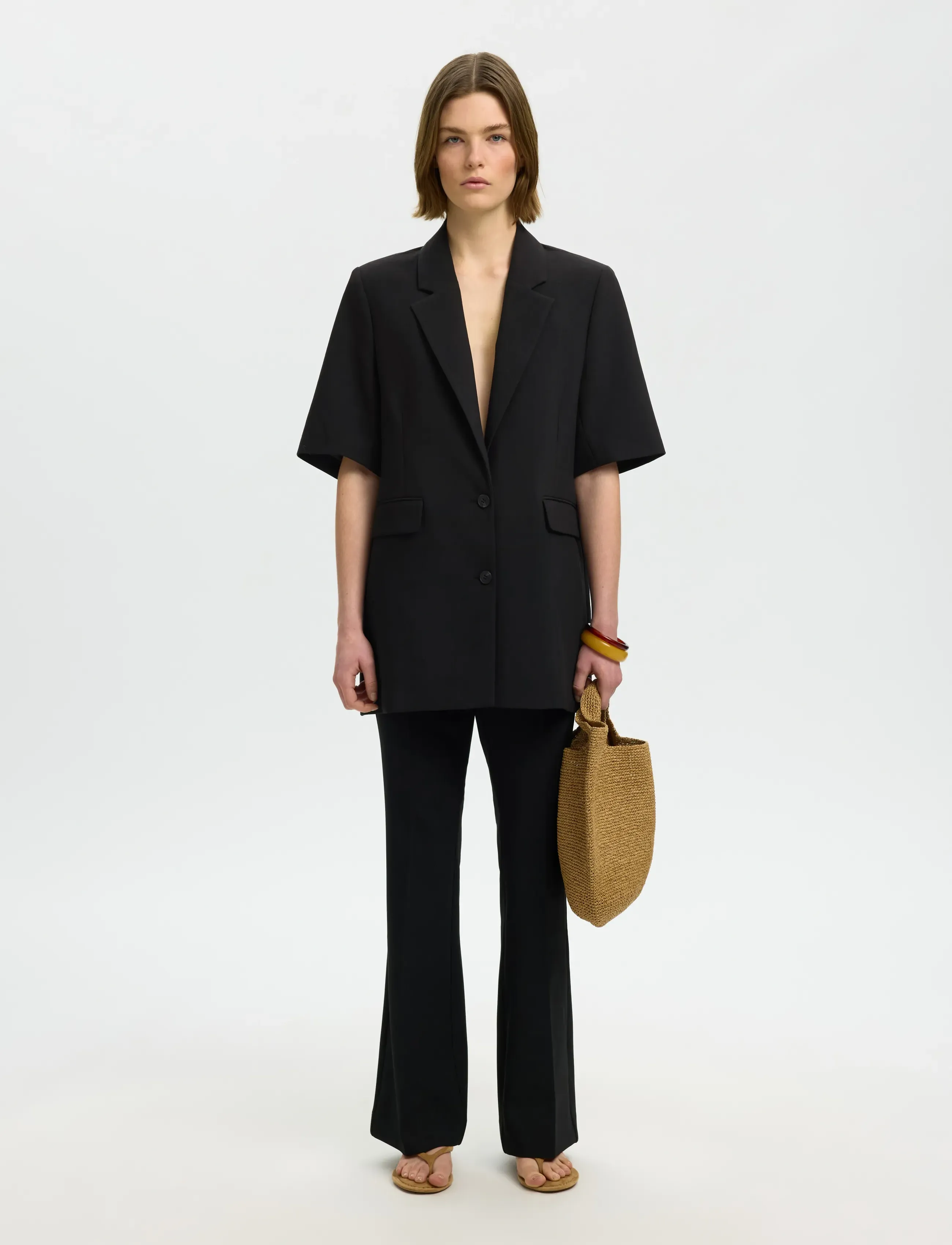 SELECTED Slwrita Ss Relaxed Blazer Fd dam – bild 5
