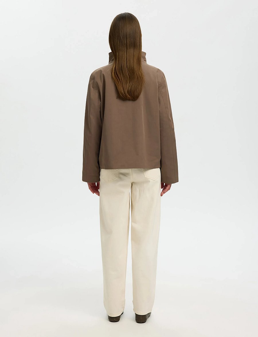 Selected - SLFCILO-ZOE JACKET - lette jakker - chocolate chip - 2