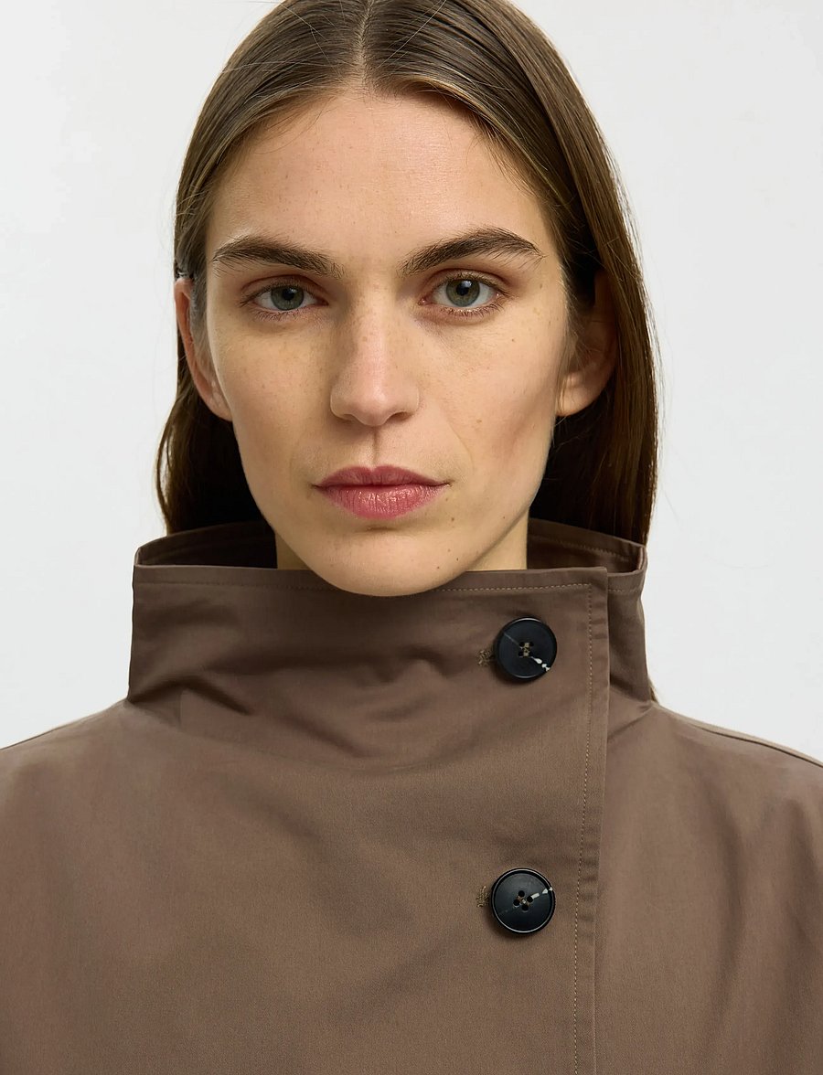 Selected - SLFCILO-ZOE JACKET - lette jakker - chocolate chip - 4