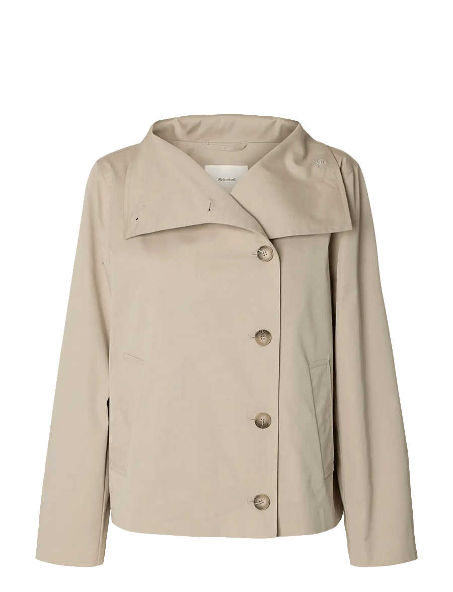 Selected - SLFCILO-ZOE JACKET - leichte jacken - pure cashmere - 1