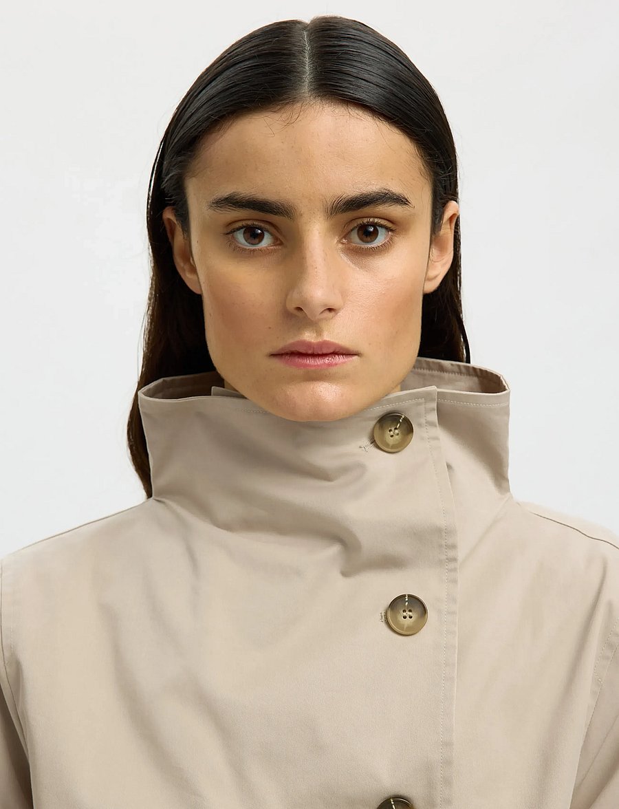 Selected - SLFCILO-ZOE JACKET - leichte jacken - pure cashmere - 4